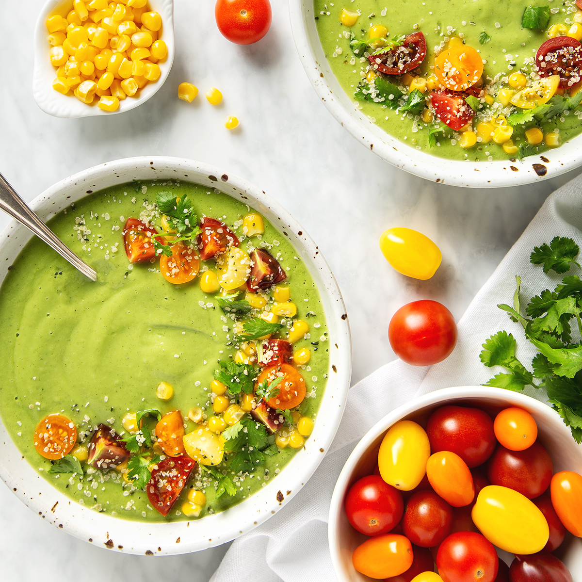 Vegan Cucumber Avocado Soup Recipe (Raw &amp; Gluten-Free!)