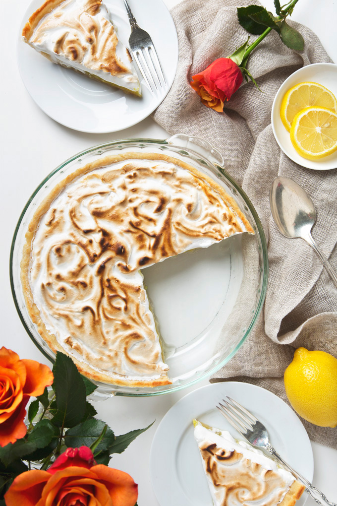 Vegan Lemon Meringue Pie Recipe with Aquafaba